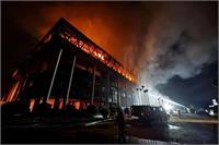 ساختمان صداوسیما بر اثر موشک نسوخت، آتش گرفت و خاموش نشد!