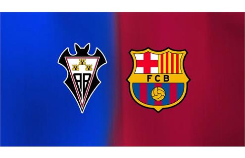 صعود بارسلونا به نیمه نهایی کوپا دل ری نتیجه بازی بارسلونا آلباسته در یک چهارم نهایی جام حذفی اسپانیا