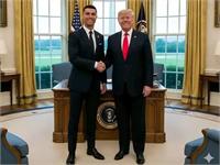 ترامپ میزبان کریستیانو رونالدو و جورجینا در کاخ سفید