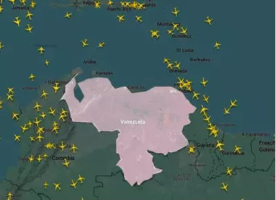 حملات هوایی آمریکا به ونزوئلا؛ آسمان کشور بسته شد