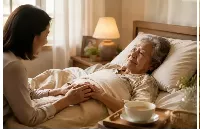 مراقبت از سالمند بستری و بی‌تحرک در منزل| از جلوگیری از زخم بستر تا تغذیه صحیح