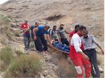 نجات جان کوهنورد 50 ساله در ارتفاعات دره گاهان توسط تیم امداد و نجات کوهستان هلال احمر تفت