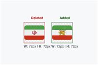 ایکس در حال تغییر ایموجی پرچم ایران در نسخه وب است