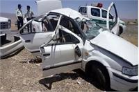 برخورد دو خودرو و مرگ دلخراش ۴ نفر در جاده هیرمند