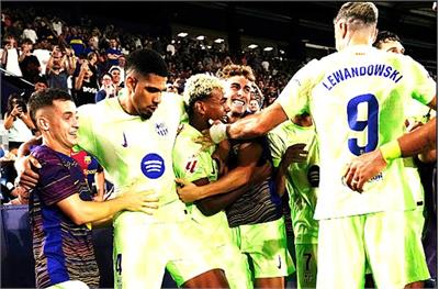 کامبک بارسلونا در برابر لوانته