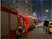 ​آتش‌سوزی مجتمع ۵۴ واحدی در شهرک راه‌آهن تهران؛ نجات بیش از ۲۰ نفر