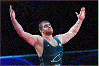 پیروزی تیم کشتی فرنگی ایران مقابل روسیه