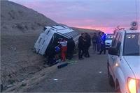 انحراف اتوبوس در گچساران ۴۶ مصدوم بر جای گذاشت؛ حال ۴ نفر وخیم است
