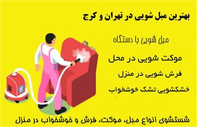خدماتی که در منزل با دستگاه مبل شویی انجام می شود