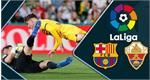 نتیجه بازی بارسلونا الچه در لالیگا