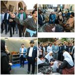 بازدید مسئولان استانی از برنامه های نوروزی سازمان فرهنگی اجتماعی ورزشی شهرداری یزد در بافت تاریخی