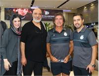 دیدار استقلالی ها با ریما رامین فر و امیر جعفری