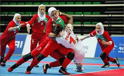 نایب‌قهرمانی کبدی دختران ایران در بازی‌های آسیایی جوانان