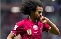 ببینید| گل اول و دوم و سوم قطر به اردن توسط اکرم عفیف