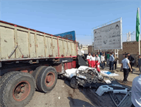 برخورد مرگبار پژو با کامیون ۵ کارمند بهداشتی را به کام مرگ کشید