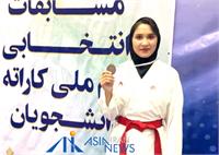 ​هلیا احمدی به اردوی تیم ملی کاراته دانشجویان دعوت شد؛ گامی بلند تا برزیل!