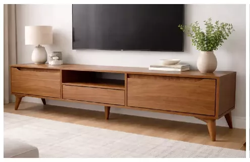 راهنمای انتخاب میز تلویزیون مزایا و معایب میز تلویزیون دیواری و زمینی: کدام گزینه برای خانه شما مناسب است؟