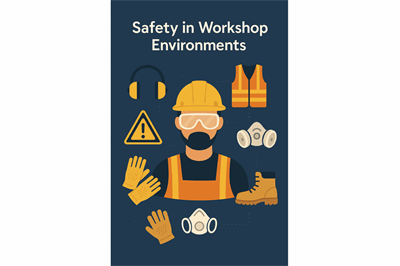 چرا ایمنی در محیط‌های کارگاهی مهم است؟ معرفی تجهیزات ضروری برای کارگران