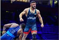 حضور کامران قاسمپور در فینال لیگ برتر کشتی