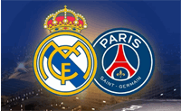 ساعت بازی رئال مادرید - پاریسن ژرمن