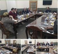 برگزاری سومین جلسه هیات رئیسه و کارگروه مشورتی و فنی تنیس روی میز استان یزد