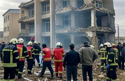 انفجار مهیب ساختمان وکلا در خدابنده: دو مصدوم و خسارات سنگین