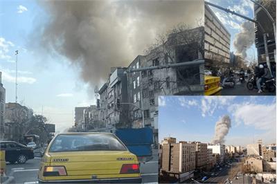 شنیده‌شدن ۳ انفجار در مرکز تهران؛ اعلام حمله پیش‌دستانه از سوی اسرائیل