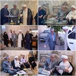 حضور و دیدار صمیمی آیت الله ناصری نماینده ولی فقیه وامام جمعه یزد با خانواده رسانه ای عرفان فر