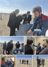 خط اول انتقال آب خلیج فارس به استان یزد بازدید شد