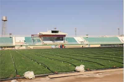 قدردانی معاون عمرانی استاندار یزد از نقش کلیدی سازمان همیاری در بازسازی سریع چمن ورزشگاه شهید نصیری