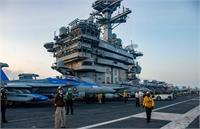 آرایش ناوگان دریایی آمریکا در خلیج فارس و مدیترانه