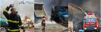 خاموشی آتش بندر رجایی پس از ۴۸ ساعت