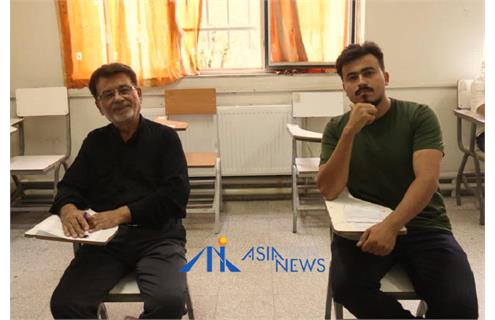 حضور همزمان عبدالحسین و امیررضا شاهمحمدی در دانشگاه آزاد میانه؛ روایتی از عشق به دانش تا پایان عمر پدیده عجیب آزمون ارشد؛ پدر