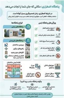 پناهگاه اضطراری؛ نقطه‌ای کوچک که می‌تواند جان هزاران نفر را نجات دهد