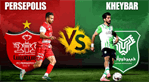 نتیجه بازی پرسپولیس خیبر خرم آباد