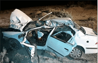 حادثه دلخراش در جاده اراک؛ واژگونی سمند جان ۲ نفر را گرفت
