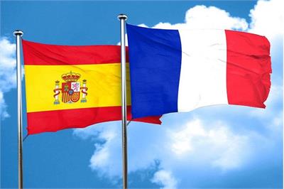 ساعت بازی اسپانیا فرانسه