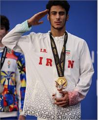 مدال طلای درخشان امیرمحمد حاتمیان در بازی‌های آسیایی جوانان
