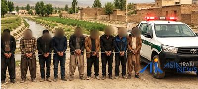 بازداشت ۹ نفر در درگیری بر سر حقابه در میانه