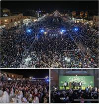 جشن بزرگ چندین هزار نفری روزه اولی‌ها در یزد برگزار شد