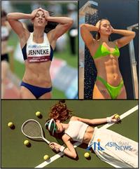 لباس‌های چسبان ورزشکاران زن؛ علم یا سکس؟