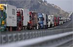 صف ۸۰۰ کامیون به دلیل قطعی اینترنت افغانستان