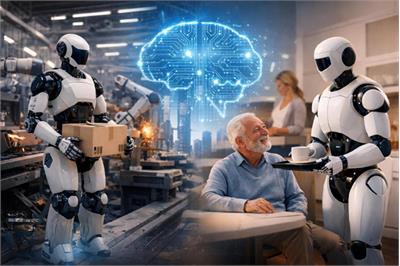 هوش مصنوعی فیزیکی؛ ورود ربات‌های انسان‌نما به صنعت و خانه در سال ۲۰۲۶