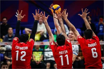 ساعت بازی والیبال ایران اوکراین