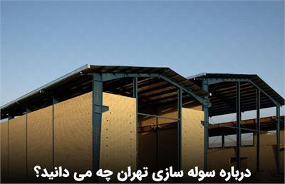 درباره سوله سازی تهران چه می دانید؟