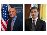 President Nechirvan Barzani and US Ambassador Discuss Syria Situation