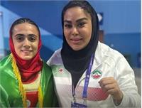 طلای تاریخی ووشوکاران زن ایران در چین