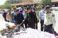 درگیری مسلحانه با قاچاقچیان و کشف یک تن و 263 کیلو انواع مواد مخدر در یزد