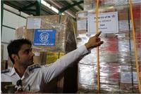 ارسال محموله کمک رسانی تجهیزات پزشکی سازمان جهانی بهداشت به سیل زدگان ایران